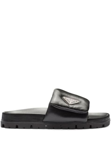 replica prada flip flops|prada fluffy slides.